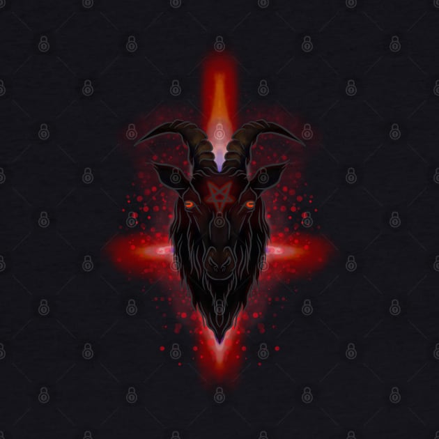 Baphomet fire by wet_chicken_lip